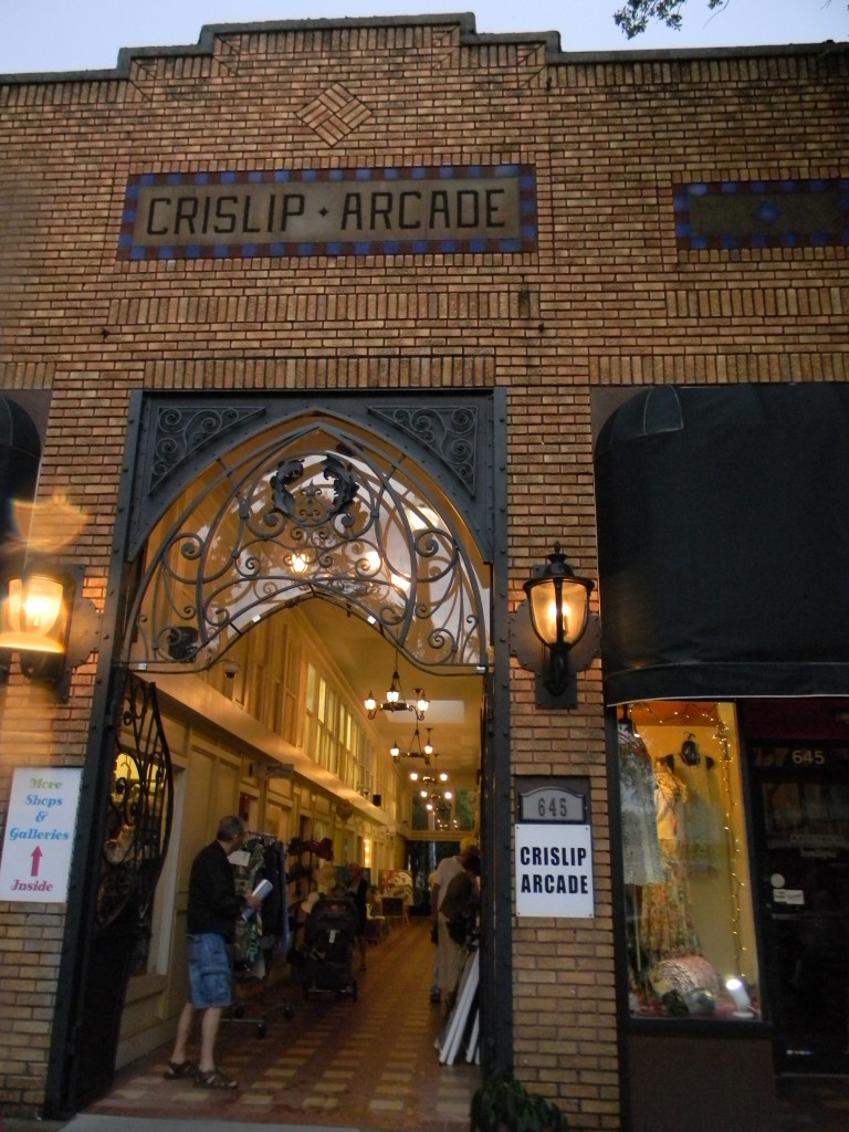 The Crislip Arcade is considered a hub of the Second Saturday Art Walk, hosting a variety of local artists. 