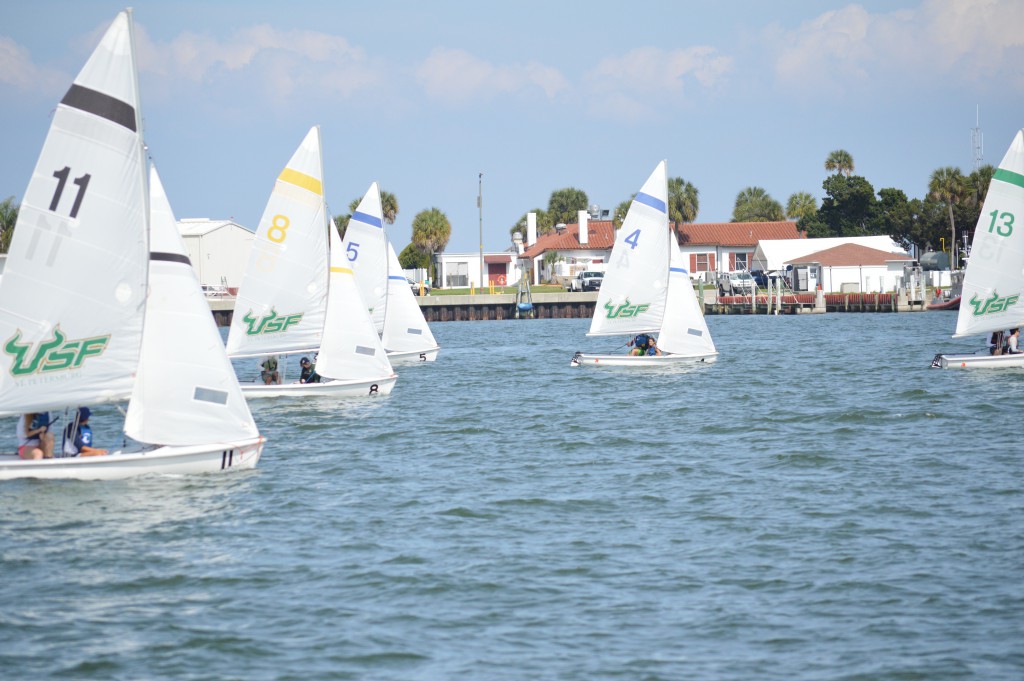 USF St. Petersburg placed third this weekend in a regatta at home. To read about the event, see p.8.