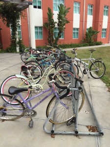 Since the beginning of 2015, four bikes have been reported stolen on campus. Campus police encourage students to register their bikes with campus police and use U-bolt locks. 