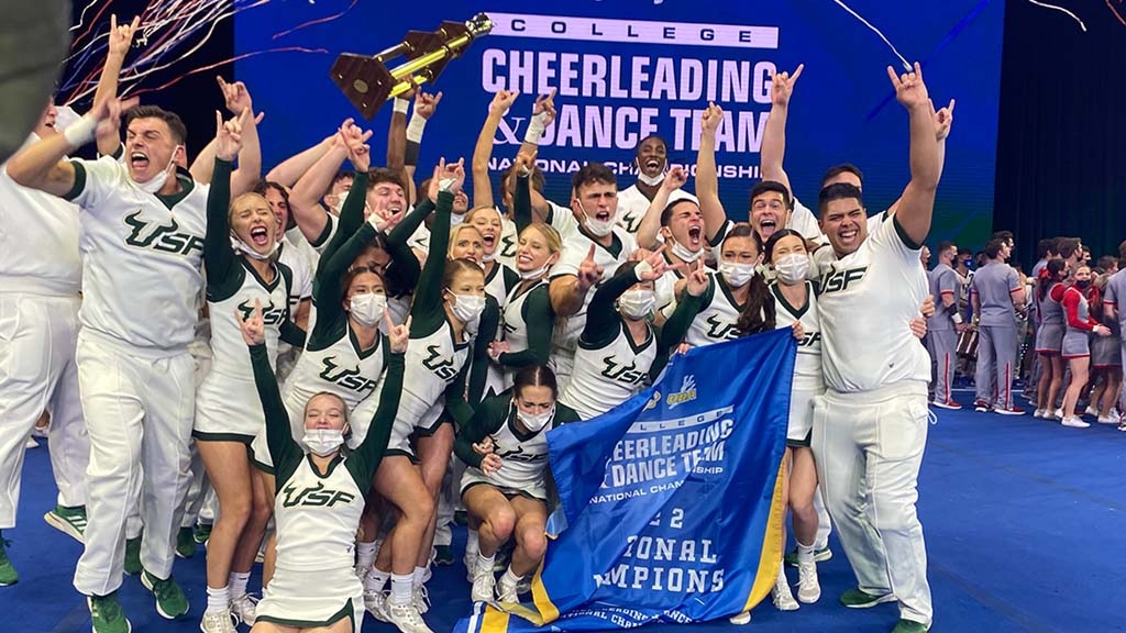 USF Coed Cheer wins national championship for second year in a row