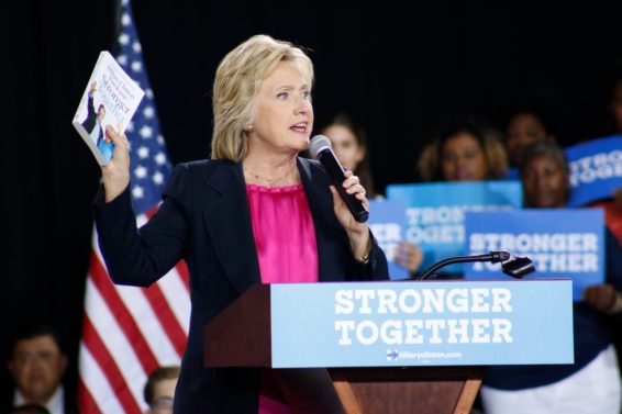 Student Rally: Hillary Clinton (above) held a rally at USF Tampa where she urged students to register to vote. The presidential candidate also spoke about her views on policies including green energy and college debt. Clinton is slated to suffer the most from younger voter absences at the polls.