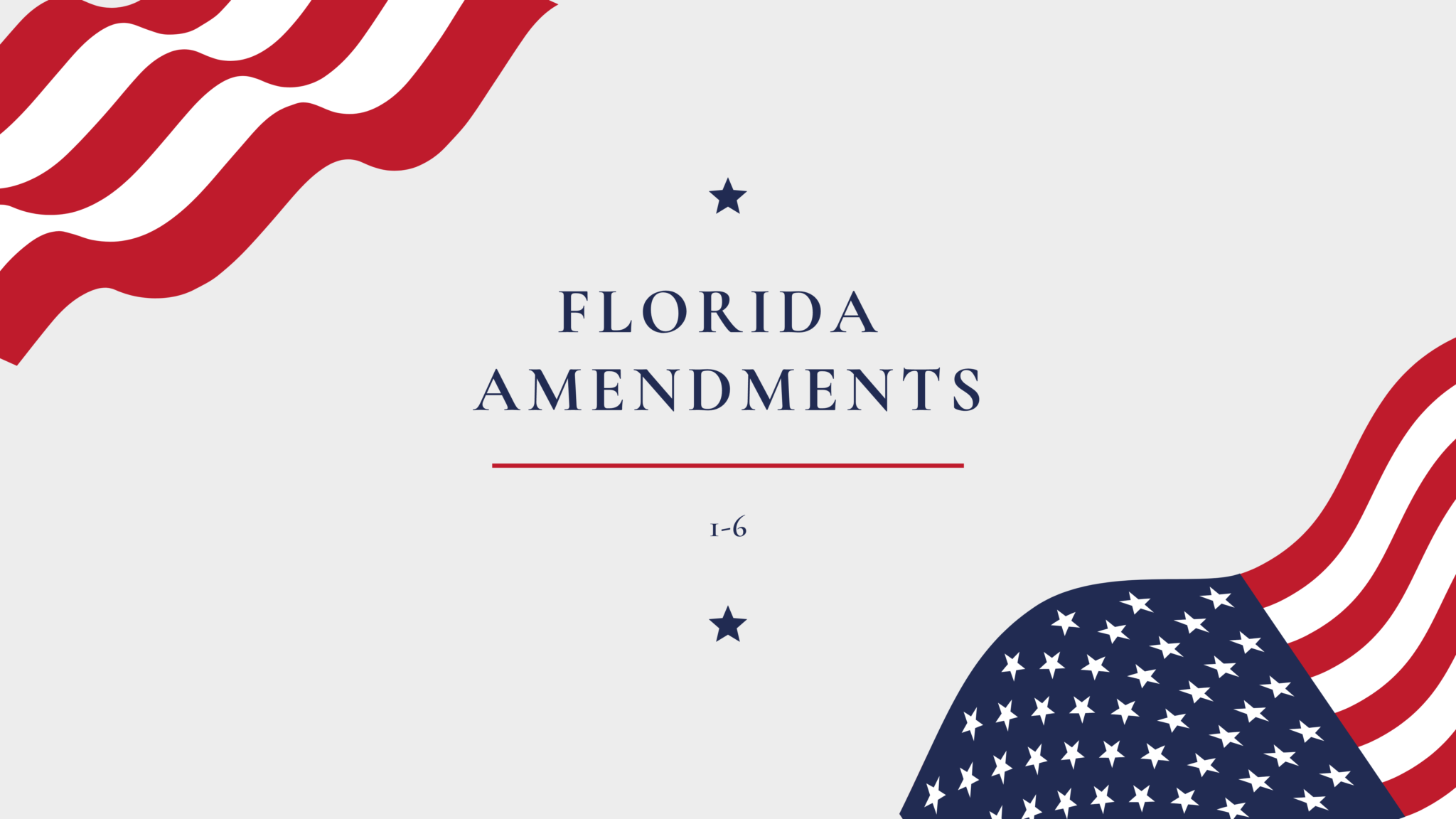 Florida voters pass four constitutional amendments The Crow's Nest