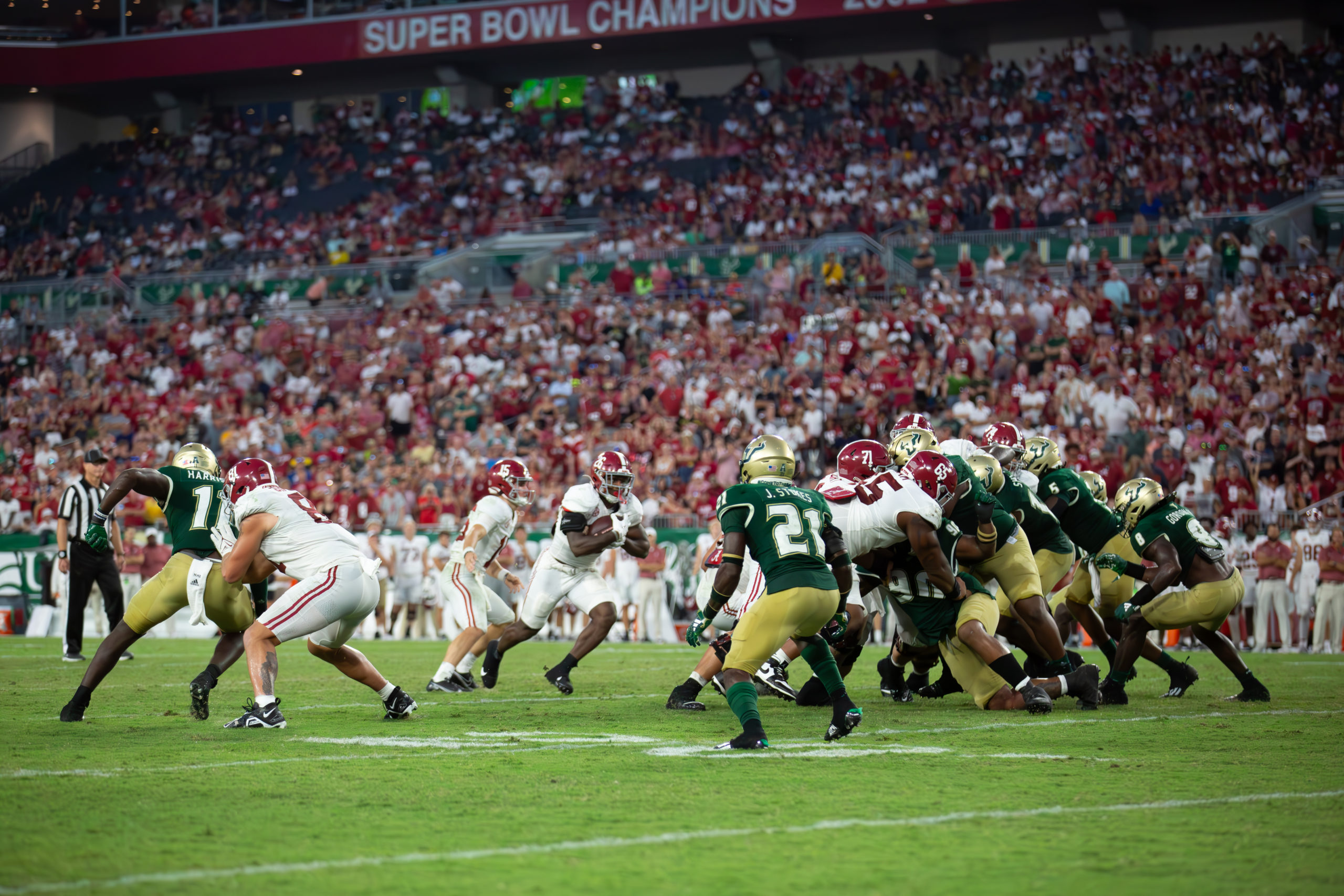 USF football falls short against University of Alabama The Crow's Nest